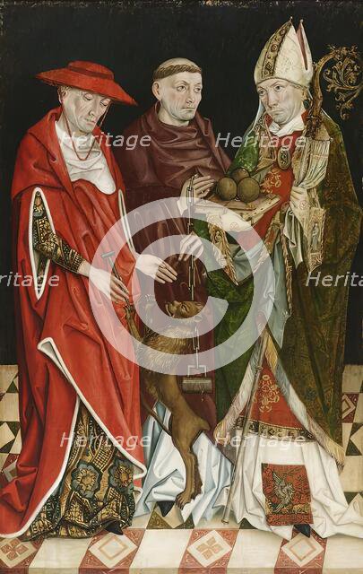 Saints Jerome, Leonhard and Nicholas, 4th quarter of the 15th century. Creator: Upper Austrian painter.