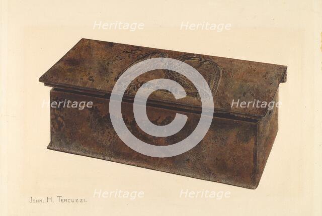 Match Box, c. 1939. Creator: John H. Tercuzzi.