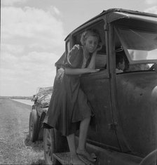 Child of Texas migrant family who follow the cotton crop, 1937. Creator: Dorothea Lange.