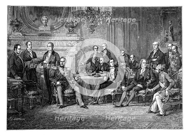 The Conference of Paris, 1856, (1888). Artist: Unknown