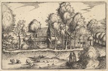 A Pond, plate 18 from Regiunculae et Villae Aliquot Ducatus Brabantiae, ca. 1610. Creator: Claes Jansz Visscher.