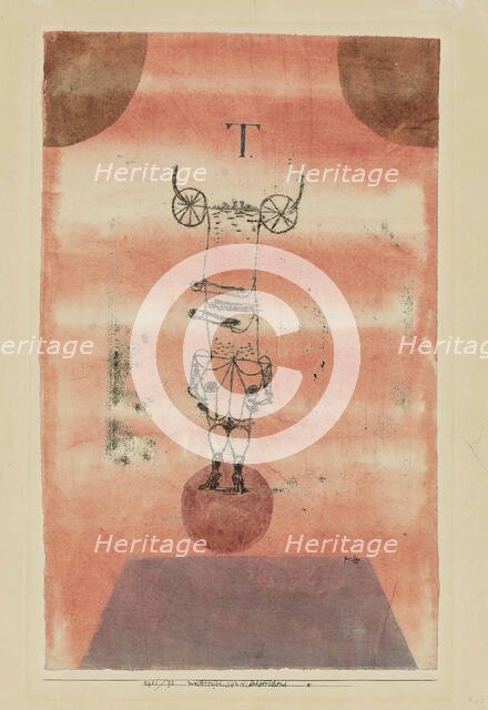 She-Devil, Dominating the World, 1921. Creator: Klee, Paul (1879-1940).