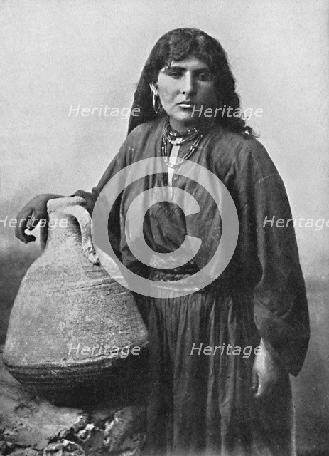 A Bedouin woman, Egypt, 1912. Artist: Unknown.