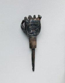 Hand with Niello Decoration, Iran, 11th-12th century. Creator: Unknown.