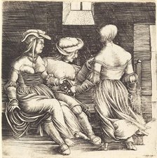 Young Man and Maids, 1506. Creator: Erhard Altdorfer.
