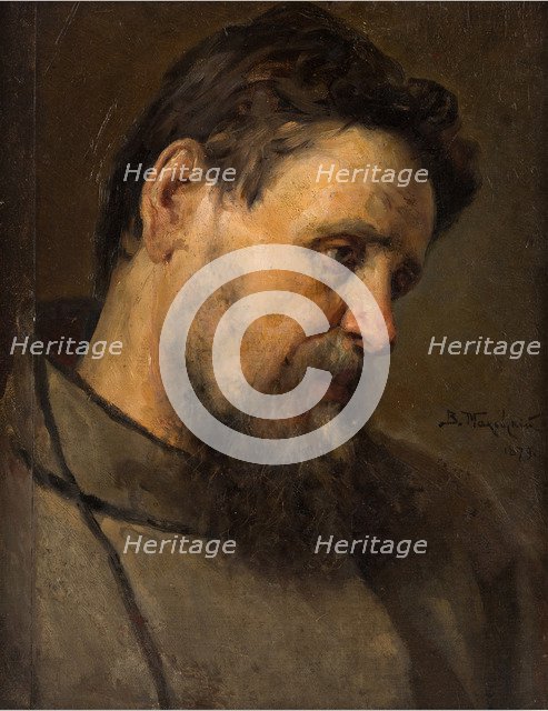 Portrait of Alexander Konstantinovich Soloviev (1846-1879), 1879.