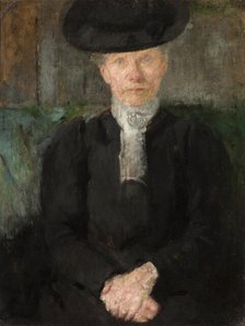 Portrait of Miss Deuringer, 1900. Creator: Olga Boznanska.
