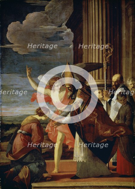 'Saint Germanus of Auxerre and Saint Genevieve of Paris', 1630.  Artist: Laurent de la Hyre