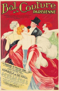 Bal de la Couture Parisienne , 1924. Creator: Cappiello, Leonetto (1875-1942).
