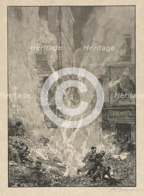 [City Fire]. Creator: Auguste Louis Lepère (French, 1849-1918).