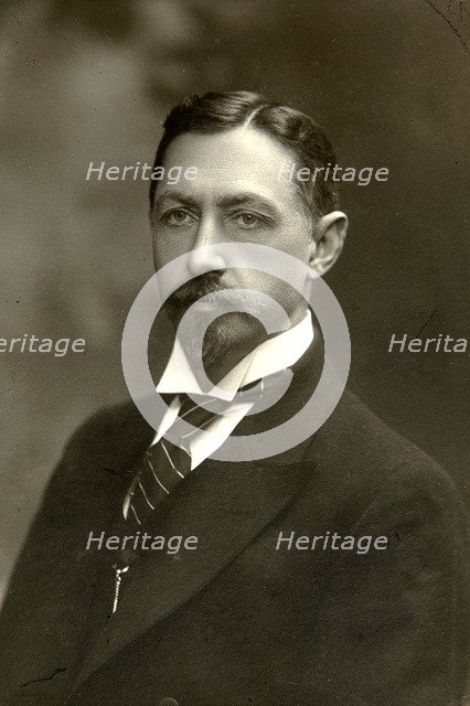 Ivan Bunin, Russian author, late 1890s. Artist: Georgi Vasilievich Trunov