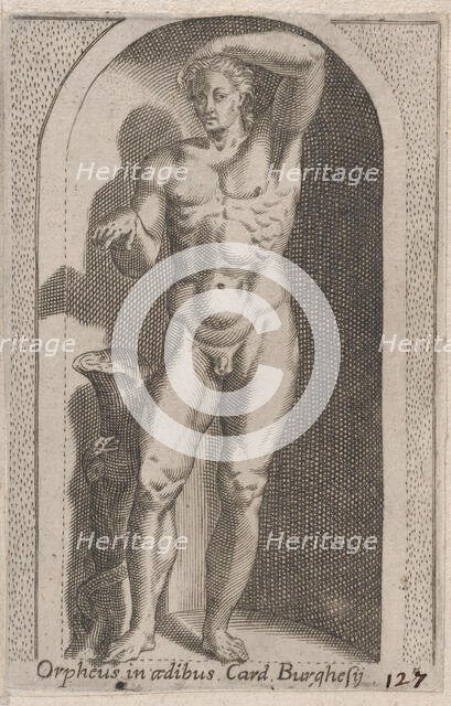 Speculum Romanae Magnificentiae: Orpheus (Orpheus in aedibus Card. Burghesij), 16t..., 16th century. Creator: Anon.