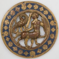 Medallion, French, 13th century (before 1227). Creator: Unknown.