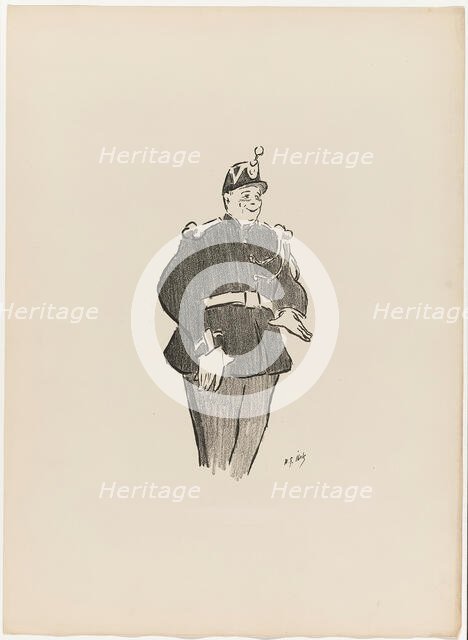 Polin, from Le Café-Concert, 1893. Creator: Henri-Gabriel Ibels.