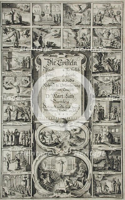 Die Episteln, Printed 1643. Creator: Peter Paul Troschel.