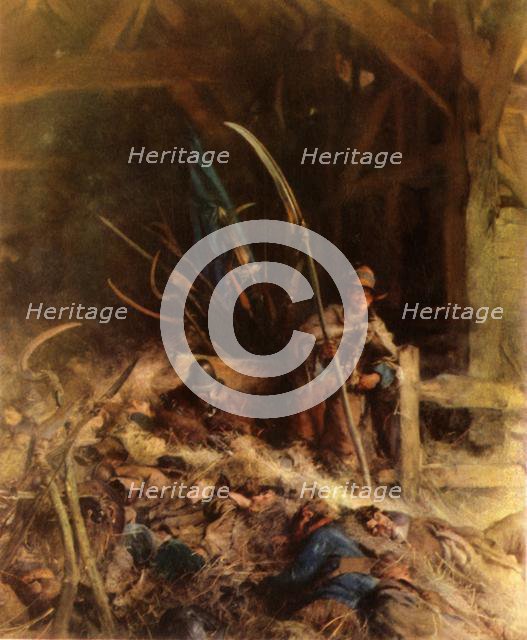 'The Morning of Sedgemoor, 1685', 1905, (1944). Creator: Edgar Bundy.