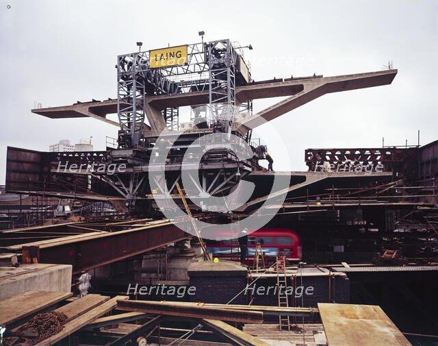 Westway Flyover, A40, Paddington, City of Westminster, London, 17/09/1969. Creator: John Laing plc.