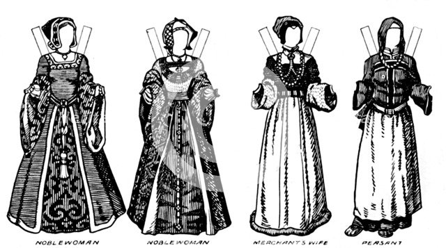 'The Great Gallery of British Costume: Dress Worn in Henry The Eighth's Time', c1934. Artist: Unknown.