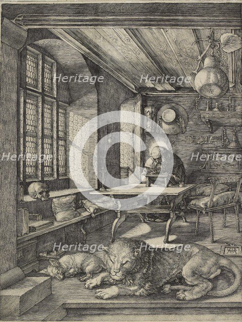 St Jerome in his study, 1514. Artist: Albrecht Durer.