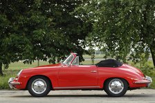 1960 Porsche 356B 1600 Cabriolet Artist: Unknown.