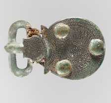 Belt Buckle, Frankish, about 600. Creator: Unknown.