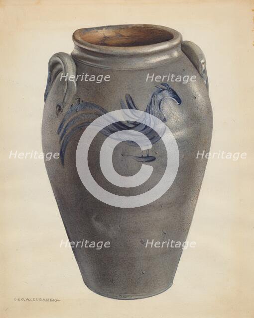 Jar, c. 1938. Creator: George Loughridge.
