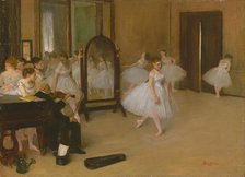 The Dancing Class, ca. 1870. Creator: Edgar Degas.