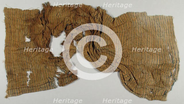 Cotton Fragment, Coptic, 4th-7th century. Creator: Unknown.