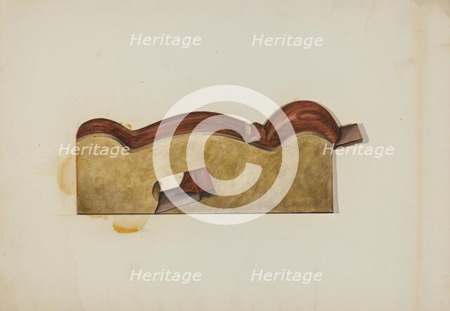 Shoulder Plane, c. 1937. Creator: Natalie Simon.