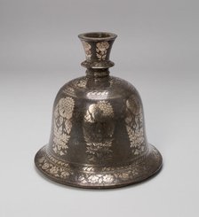Bell-Shaped Huqqa Base with Floral Design, 18th/19th century. Creator: Unknown.