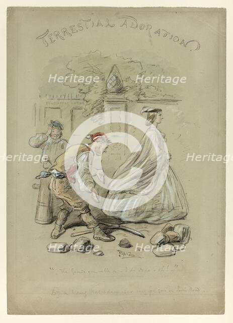 Terrestrial Adoration, n.d. Creator: Hablot Knight Browne.