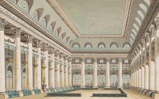 The Hall of the Assembly of the Nobility in Moscow, c1820. Creator: Anonymous.