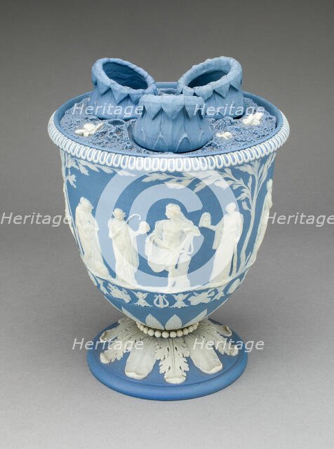 Bulb Pot, Burslem, c. 1790. Creator: Wedgwood.