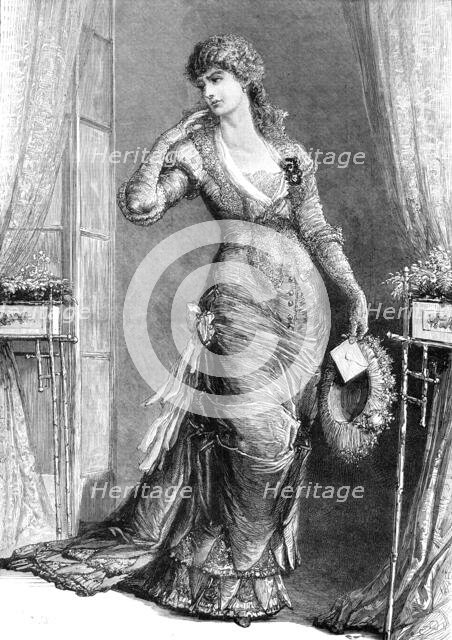Madame Modjeska as Constance, in "Heartsease", at the Royal Court Theatre, 1880. Creator: Unknown.