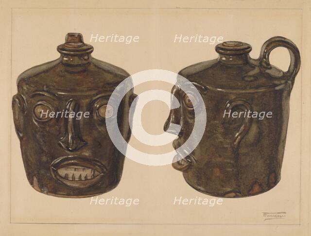 Grotesque Jug, c. 1936. Creator: Frank Fumagalli.