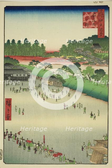 Yatsukoji, Inside Sujikai Gate (Sujikai-uchi Yatsukoji), from the series “One Hundred..., 1857. Creator: Ando Hiroshige.