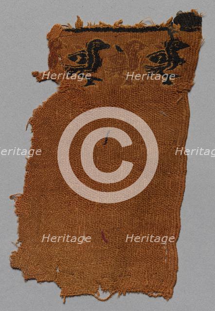 Fragment with Frieze of Birds, 400s - 500s. Creator: Unknown.