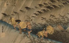 Sudden Shower at Shono, 19th century. Creator: Ando Hiroshige.