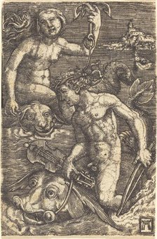 Arion and Nereide, c. 1520/1525. Creator: Albrecht Altdorfer.