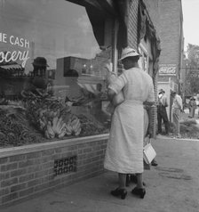 Main street, Pittsboro, North Carolina, 1939. Creator: Dorothea Lange.