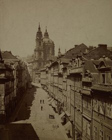 Church of St Nicholas, Malá Strana, Prague, between 1880-1890. Creator: Unknown.