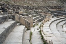 The theatre at Bulla Regia, Tunisia. Artist: Samuel Magal