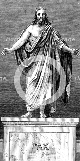 The Vienna Exhibition: tapestries for wall decoration, 1873. Creator: Unknown.