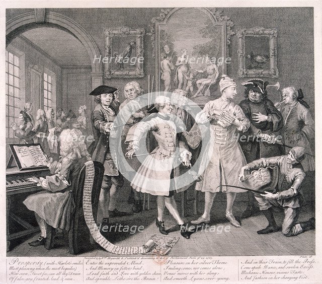 'A Rake's Progress', 1735; plate II of VIII. Artist: William Hogarth