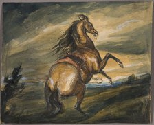 Rearing Horse, 1817. Creator: Edwin Henry Landseer.
