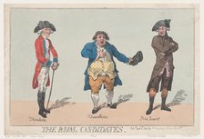The Rival Candidates, April 8, 1784., April 8, 1784. Creator: Thomas Rowlandson.