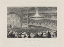 Italian Opera House, Paris. Creator: Mottram, Charles (1807-1876).