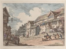 View of Liskard, Cornwall, from "Views in Cornwall", April 12, 1812., April 12, 1812. Creator: Thomas Rowlandson.