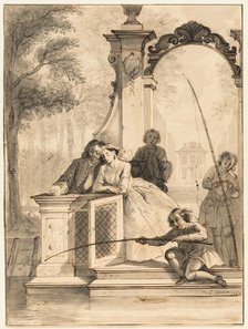 Fishing Party, 1738. Creator: Cornelis Troost.