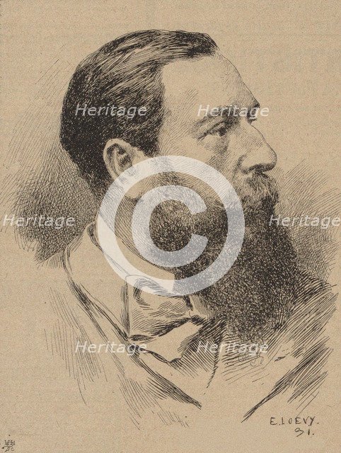 Portrait of the composer Léo Delibes (1836-1891), 1891.